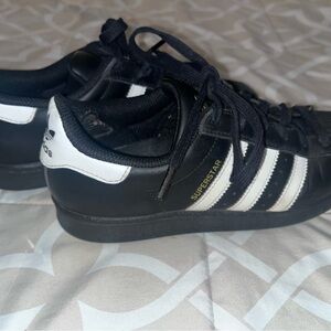 Adidas Superstar Black White Sneakers